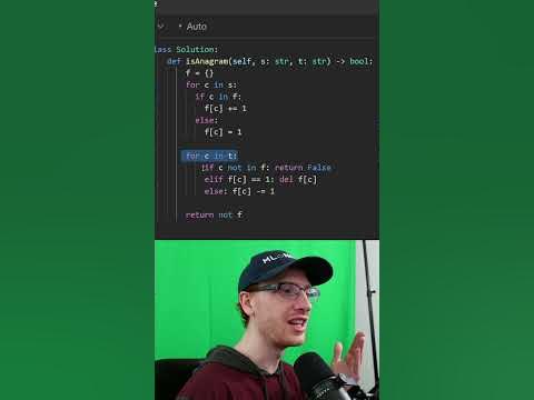 Google Interview Question! | Valid Anagram - Leetcode 242 - YouTube