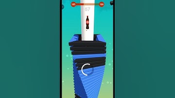 STACK BALL 🏀 3D GAMEPLAY 💪 LEVEL 105 | 😀😃😄😁😆😅😂🤣😭💯#shorts