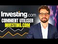 Comment utiliser intelligemment le site trading investingcom  
