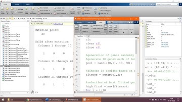 GA using Octave/ MATLAB. Basic Operations on Binary Coded Genetic Algorithm
