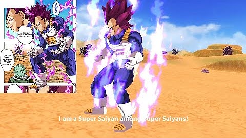 MY New ISO DBZ TTT MOD Dragon Ball Super Manga Vegeta all forms and attacks with Manga References