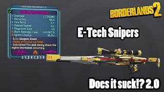 Borderlands 2: Patched E-Tech Snipers- do they still suck!?