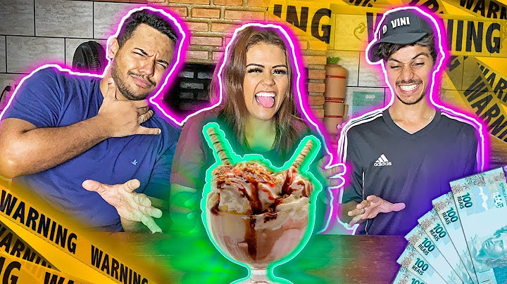 O ULTIMO A PARAR DE TOMAR SORVETE GANHA !!! 2
