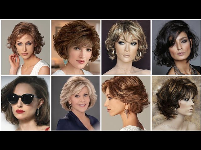 Amazing Short Hair Cuts And Hair Dye Color ldeas Over 40-50 Women 2022-2023