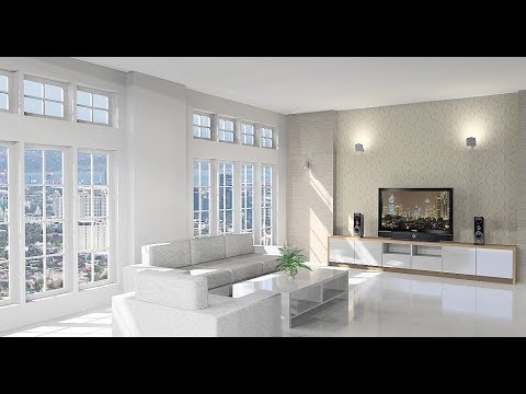 Make Interior Design Living Room Using Sketchup