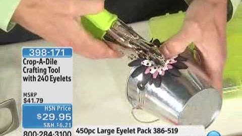 Crop-A-Dile Crafting Tool with Eyelets