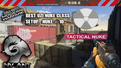 Best Uzi Nuke Class Setup Modern Warfare