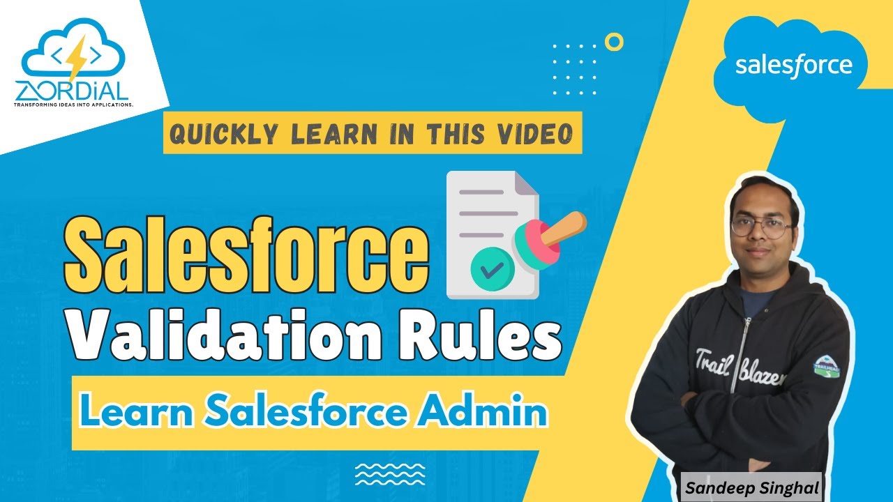 Learn quickly about Validation Rules in Salesforce Admin | Learn ...