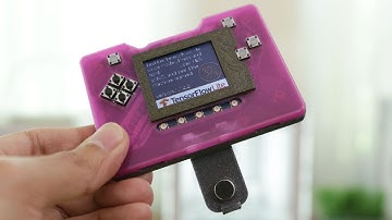 PyBadge Case with Flip Out Mic #TensorFlow #3DPrinting