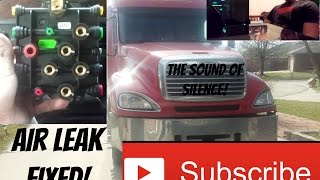 2006 Freightliner air manifold leak fixed