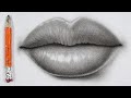 How to Draw Lips Using an HB Pencil