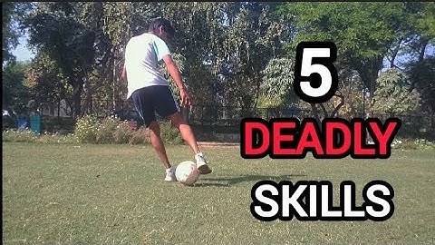 5 DEADLY 1v1 skills that WORK every time 💯#football #skills #trending #viral #ronaldo