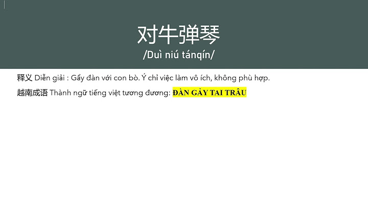 Đàn gãy tai trâu có nghĩa là gì