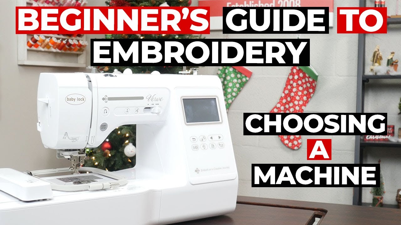How To Choose An Embroidery Machine