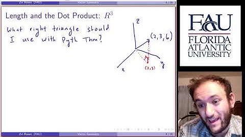 Vector Geometry & the Dot Product (Matrix Theory 15)