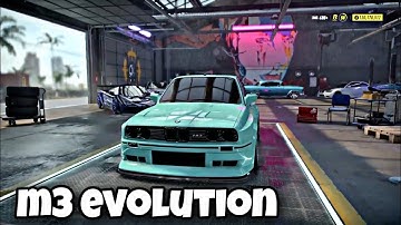 NEED FOR SPEED HEAT 1988 BMW M3 EVOLUTION BUILD