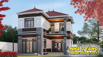 Ngôi nhà 2 tầng hiện đại dành cho gia chủ mệnh hỏa giá tầm 1,3 tỷ | MH05530