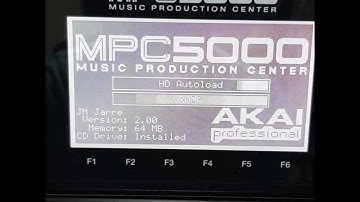 Akai MPC5000 with new LCD display