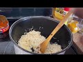 Delicioso arroz 🍚 frito con sardina