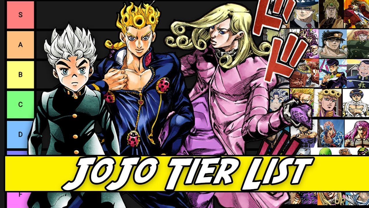 AJ on X: My JoJo's Bizarre Adventure characters tier list:   / X