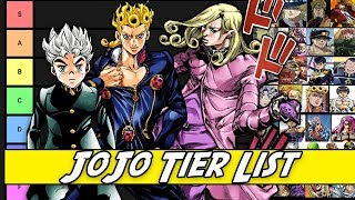 Jojo Characters Tier List