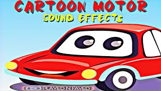 Cartoon Motor Sound Effects | Funny Cartoons Car Engine Sounds | Royalty Free