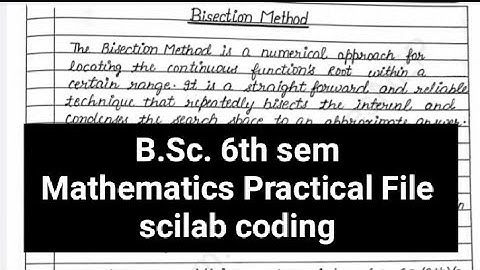 B.Sc. 6th sem | Mathematics Practical File | Mathematics | Bsc | Study by Sukanya Srivastav
