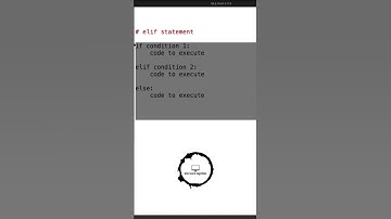 elif statement in python