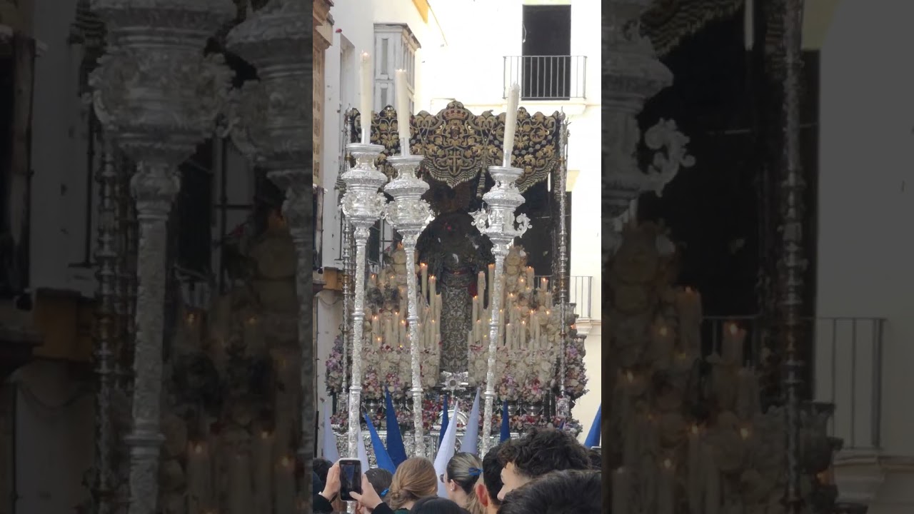 Semana Santa Cádiz 2025 - Virgen del Rosario en sus misterios dolorosos - 1a parte recogida