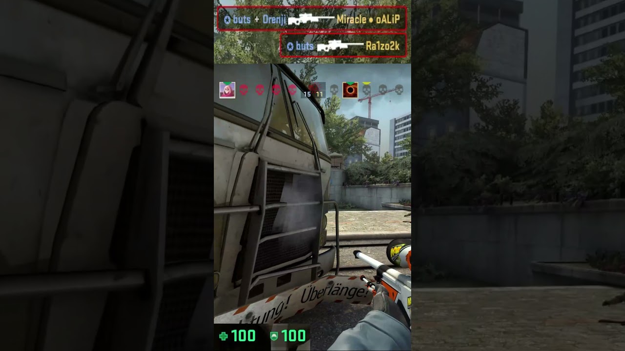 1v3 no damage AWP clutch