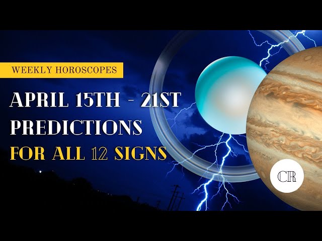 Weekly Horoscope Prediction for All Signs w/ Christopher Renstrom (April 15th-21st) class=