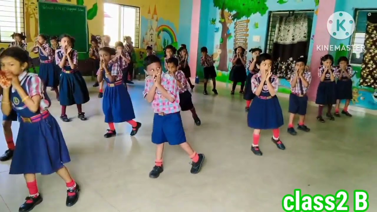 Class 2 B dance practice// Nalanda IIT olympiad School narsipatnam