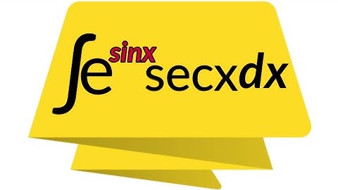 Integral of e^(sinx) secx | a scary integral