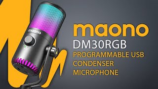 MAONO DM30RGB - БЮДЖЕТНЫЙ ИГРОВОЙ USB-МИКРОФОН (+ РОЗЫГРЫШ)