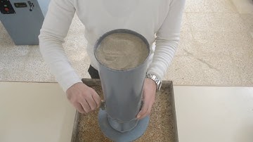 sand replacement method (cone method)