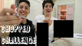 CHOPPED CHALLENGE *professional chefs*(Milo Manheim vs Mason Turner)