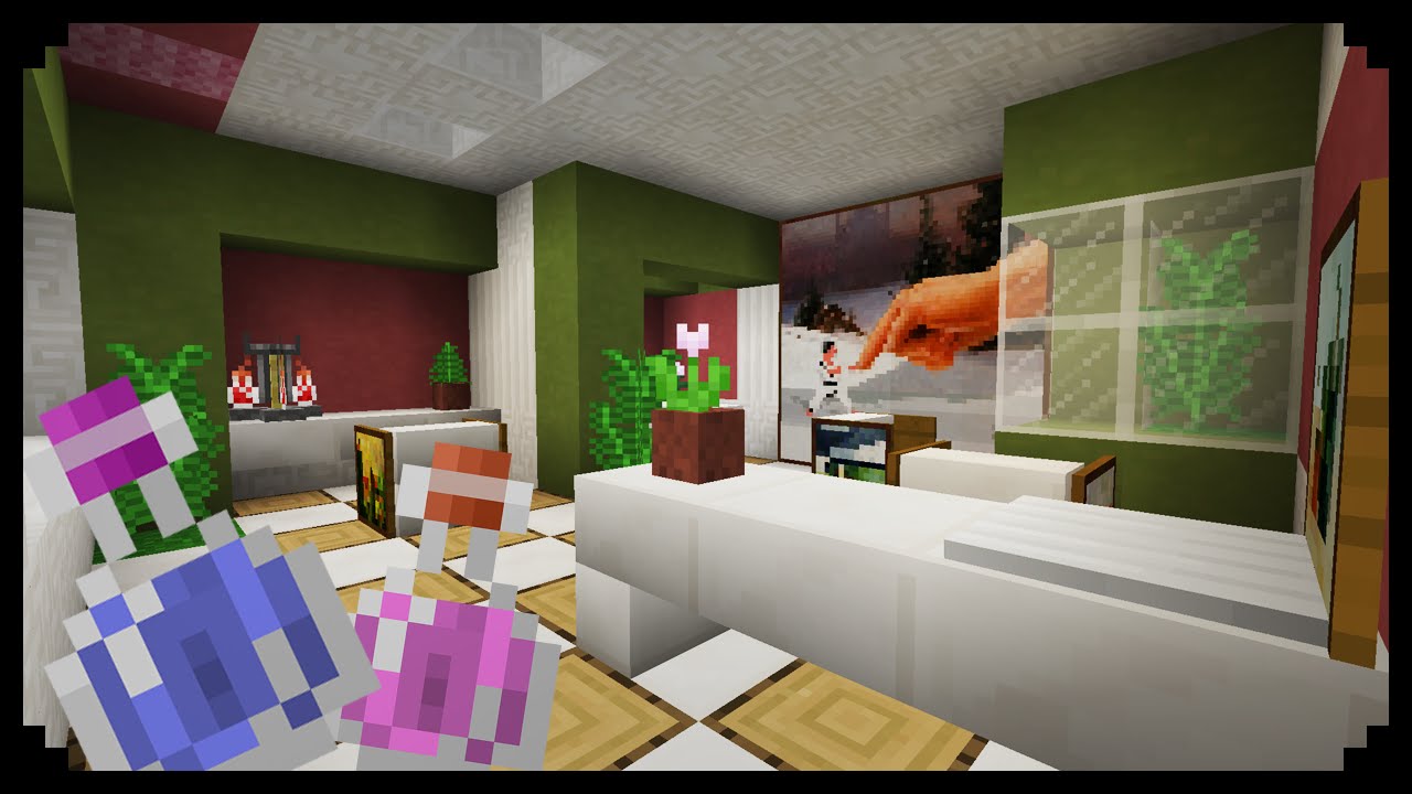 Minecraft How To Make A Beauty Salon Youtube