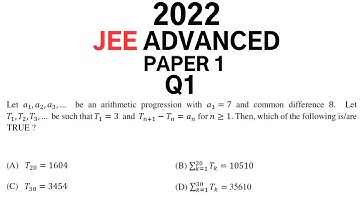 FANTASTIC!! The Inverse Trigonometric function question| JEE ADVANCED | 2022 PAPER 1 | Q1 |