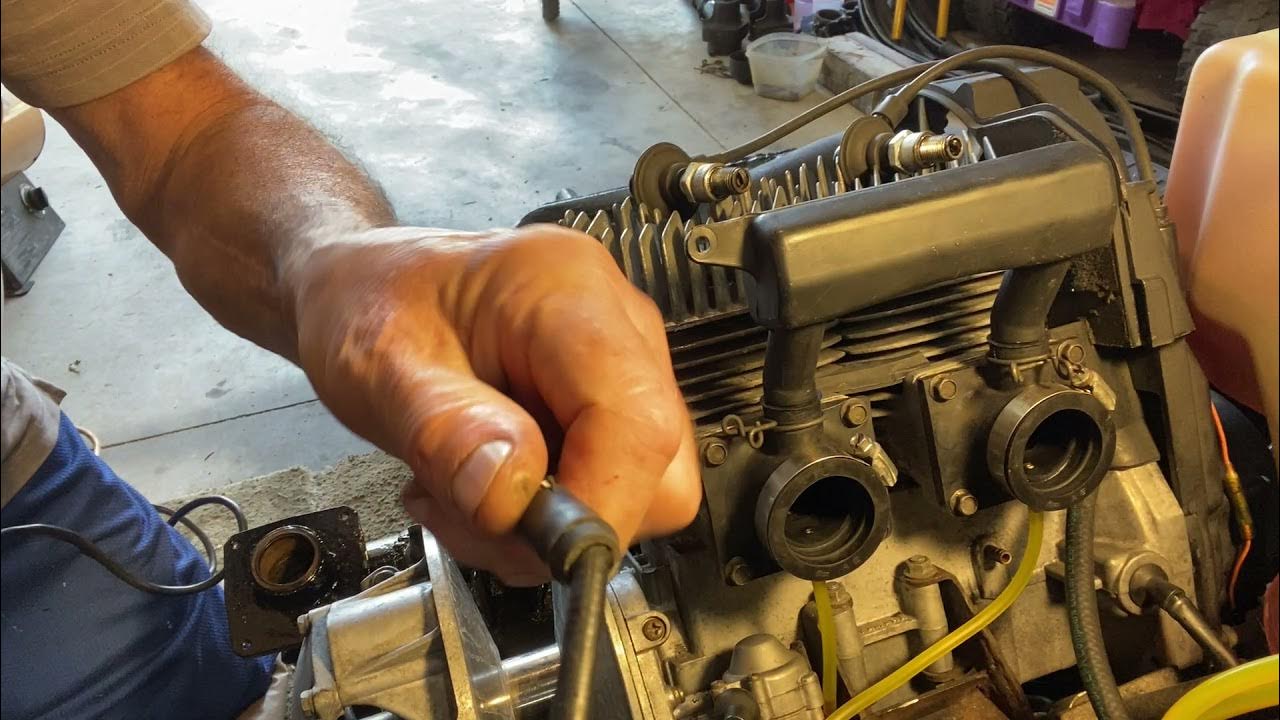 How to bleed a older Yamaha oil injection system. YouTube