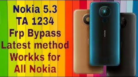 Nokia 5.3 FRP BYPASS Gmail account unlock google account lock without Pc New Trick 2022 Remove  FRP
