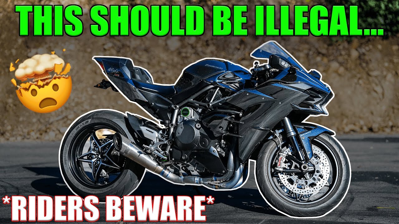 Riding An INSANE SUPERCHARGED Motorcycle Kawasaki Ninja H2 Review