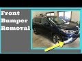 2015 2016 Honda CRV Front Bumper Cover Removal How to Remove Replace Install