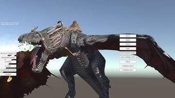 Fire and Ice Dragon Unity Demo Scene video