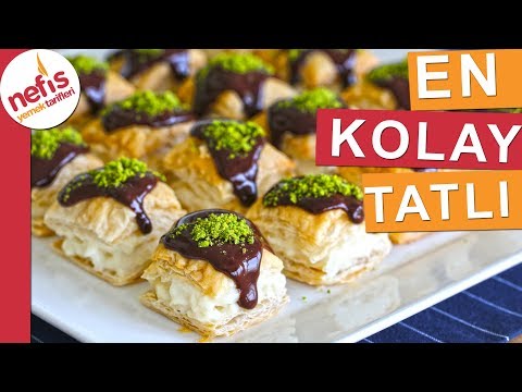 Dünya'nın En Kolay Tatlı Tarifi - Az malzeme ile kısa sürede - Nefis Yemek Tarifleri