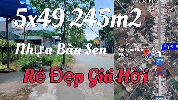 BÁN ĐẤT MẶT TIỀN ĐƯỜNG BÀU SEN – VỊ TRÍ ĐẸP, KINH DOANH MUA BÁN CỰC TỐT