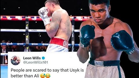 "PEOPLE ARE AFRAID TO SAY THAT OLEKSANDR USYK IS BETTER THAN MUHAMMAD ALI" ⁉️