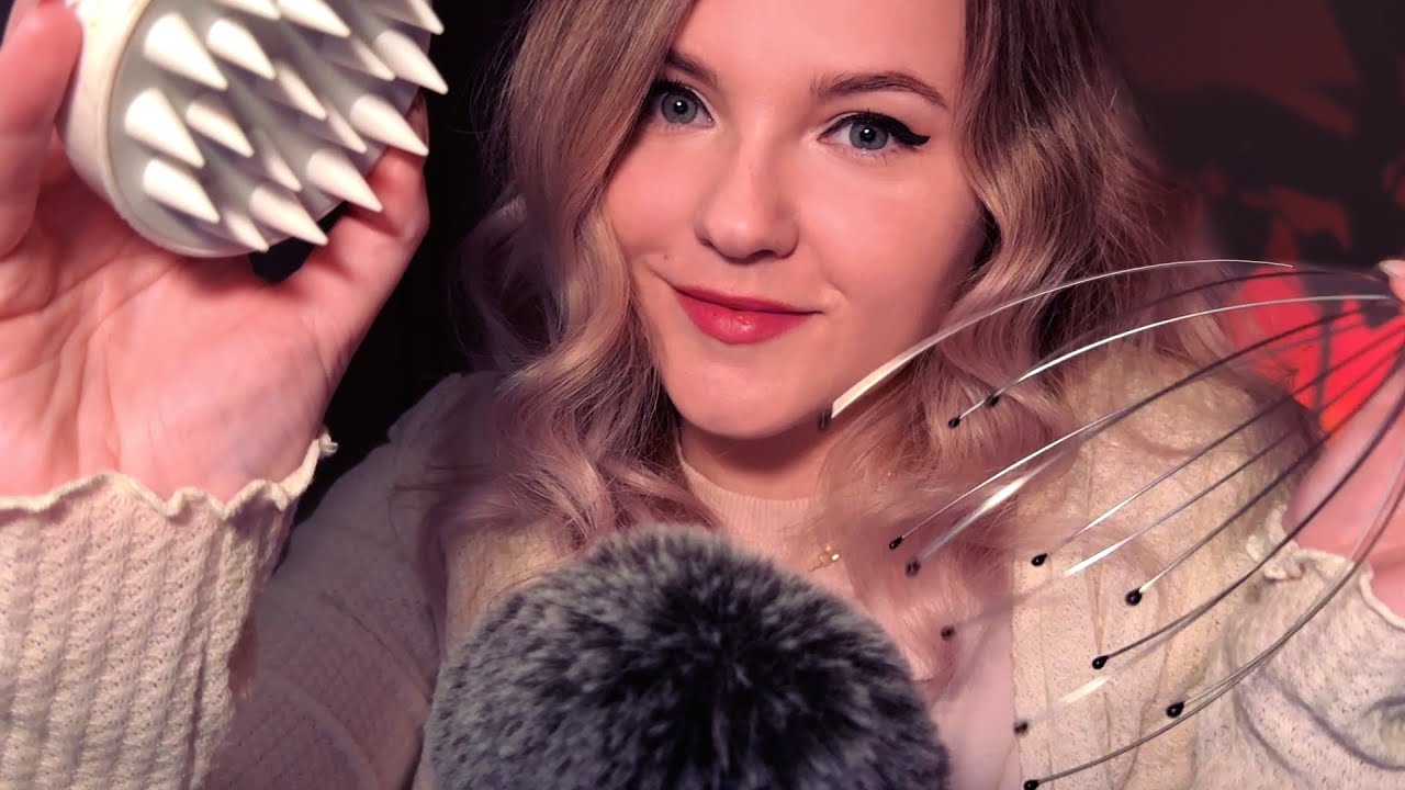 АСМР Массаж головы для полного расслабления 😌 ASMR Head massage - YouTube