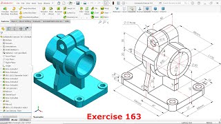 Solidworks Exercise 163 | Solidworks tutorial