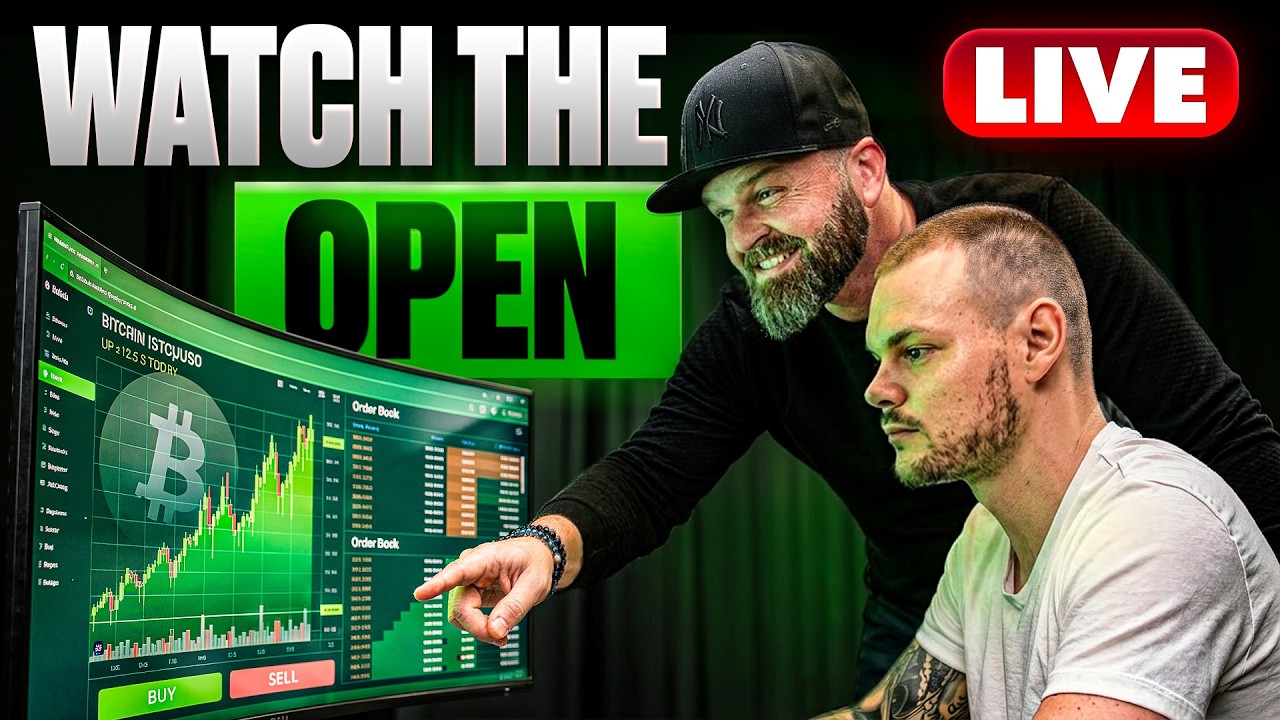 Trading the U.S. Market Open (Gold, Oil, BTC, NASDAQ & Dow) 썸네일