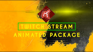 FREE  Animated Twitch Overlay Package (DOWNLOAD LINK)